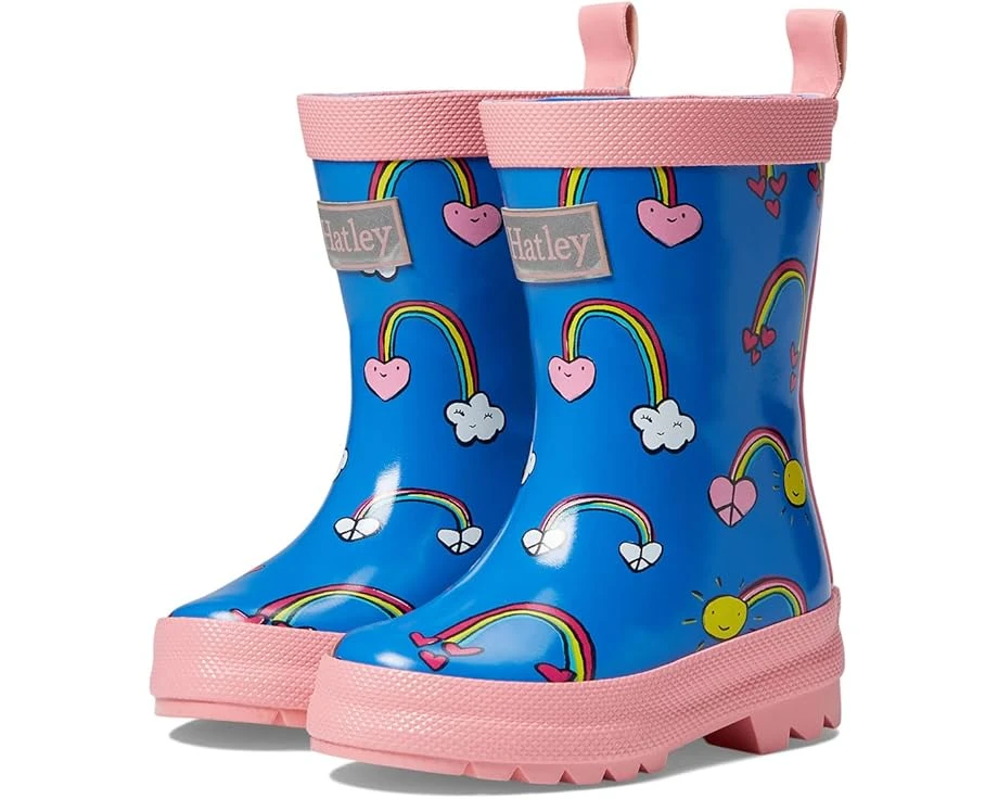 Hatley Kids Summer Sky Shiny Rain Boots (Toddler/Little Kid/Big Kid) 3 Hatley Kids Summer Sky Shiny Rain Boots (Toddler/Little Kid/Big Kid)