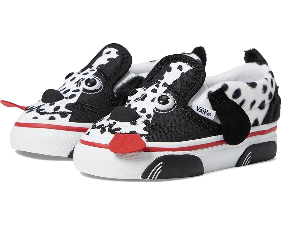 Vans Kids Dog Slip-On V (Infant/Toddler) 3 Vans Kids Dog Slip-On V (Infant/Toddler)