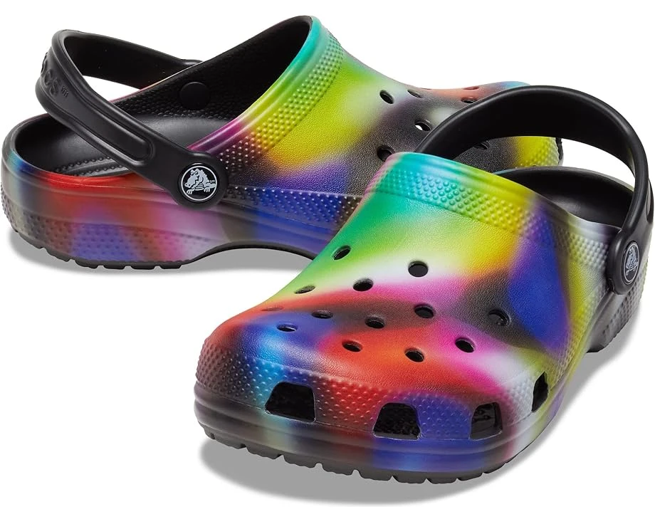 Crocs Kids Classic Tie-Dye Graphic Clog (Little Kid/Big Kid) 3 Crocs Kids Classic Tie-Dye Graphic Clog (Little Kid/Big Kid)