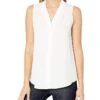 Calvin Klein Women's Sleeveless Blouse With Inverted Pleat (Standard And Plus) 2 Calvin Klein Women's Sleeveless Blouse With Inverted Pleat (Standard And Plus) -Clothing Sale Store 71wLOyDa0nL. AC SR736920