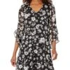 Calvin Klein Chiffon Print Bell Sleeve Dress -Clothing Sale Store 81eF1Iyy8XL. AC SR736920